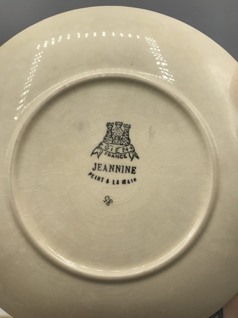 Service de 6 assiettes Gien "Jeannine" – Image 5