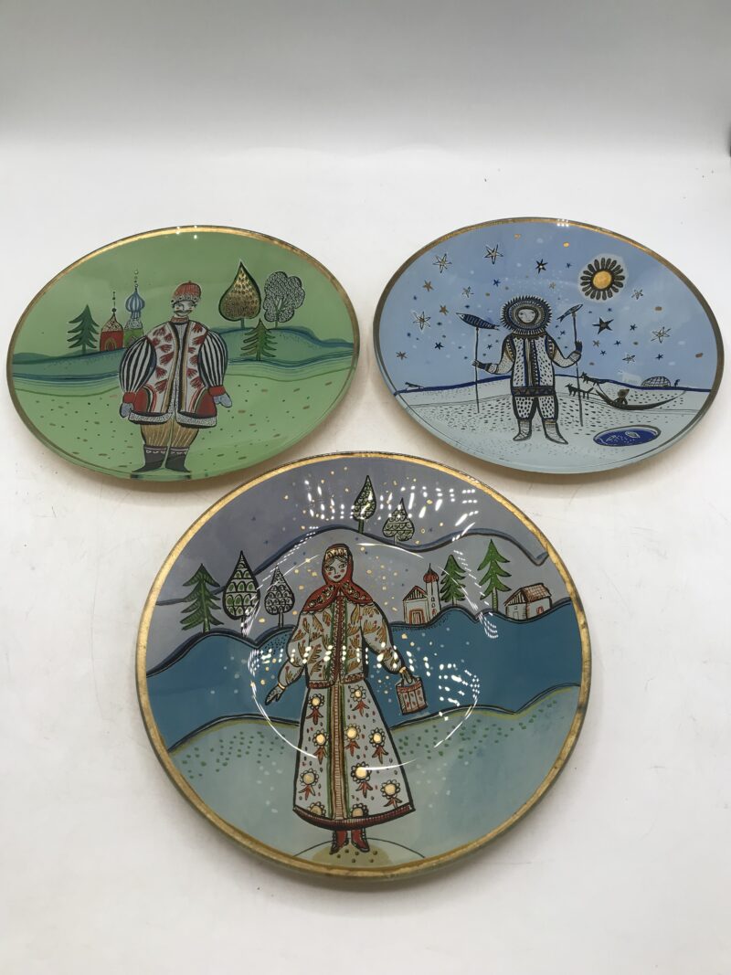 Lot de 3 assiettes Fragonard noël 2018 – Image 4