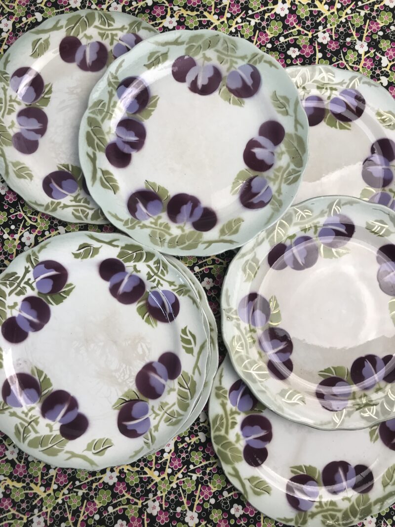 assiettes dessert choisy leroi prunes