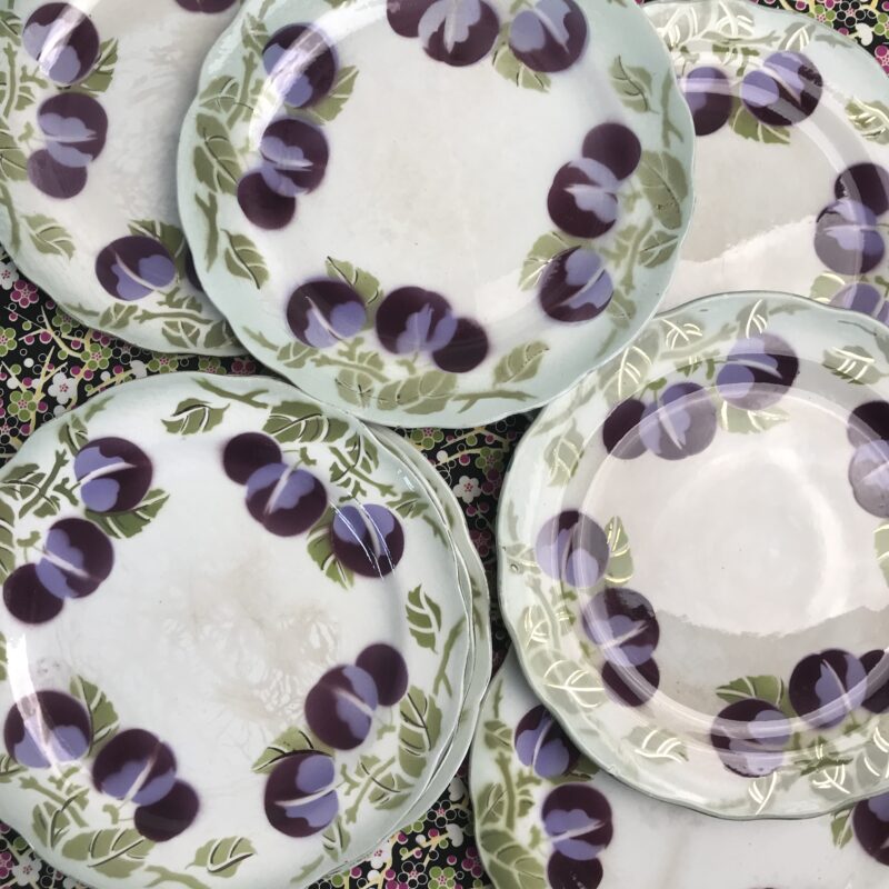 assiettes dessert choisy leroi prunes