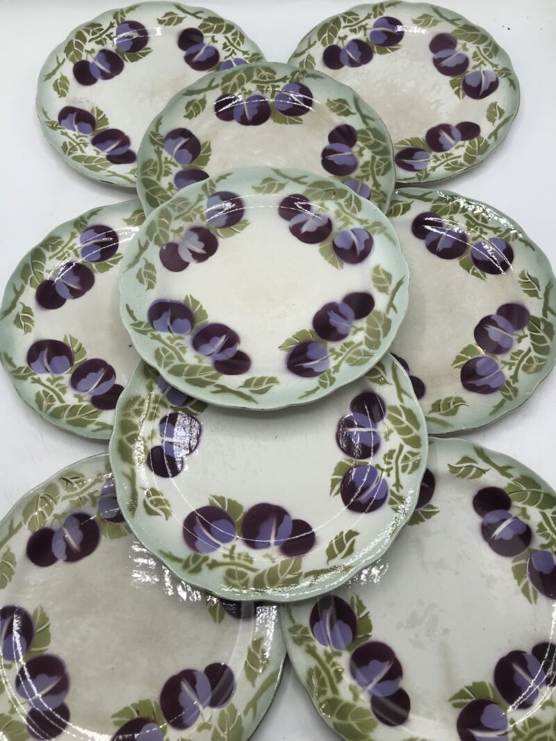 Lot de 9 assiettes à dessert Choisy LeRoi – Image 2