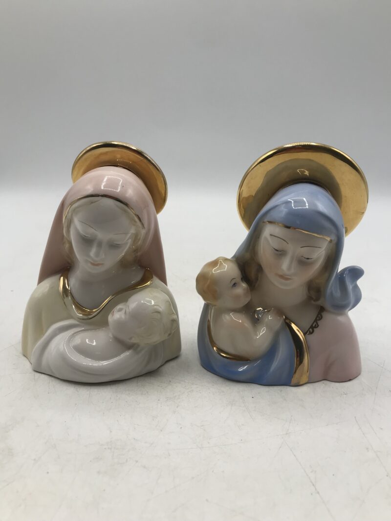 Duo de vierge Marie en porcelaine – Image 5