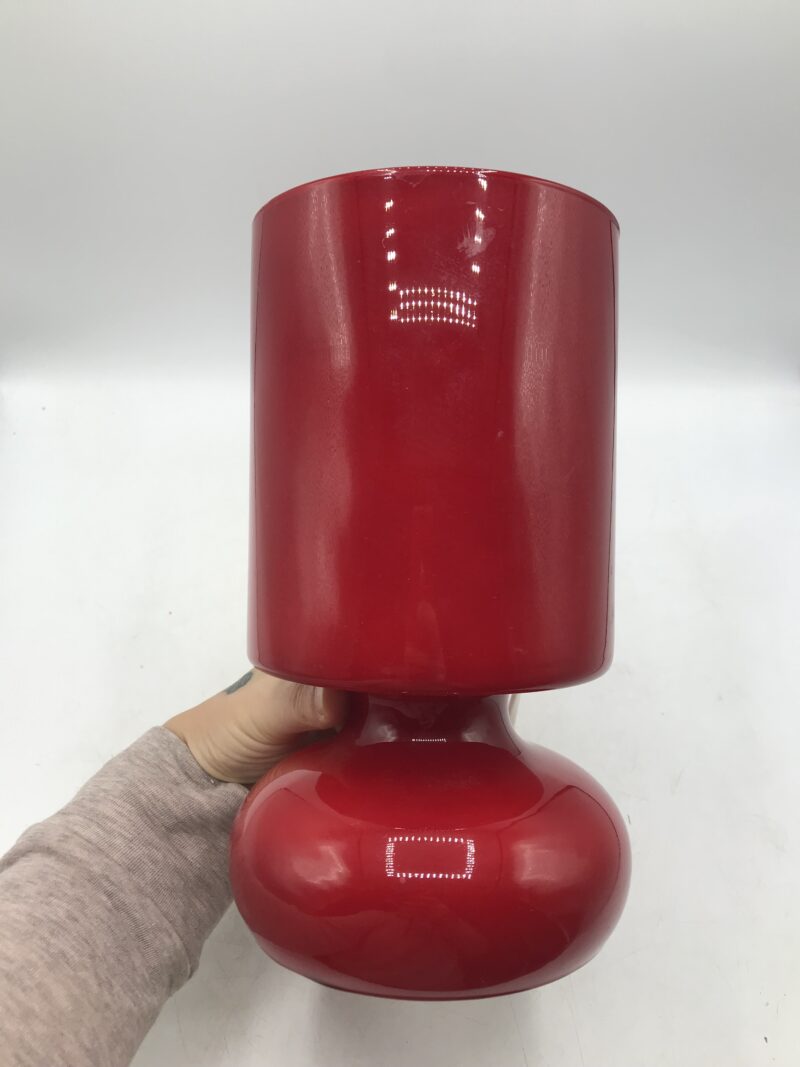 Lampe Ikea Lykta rouge vintage – Image 3