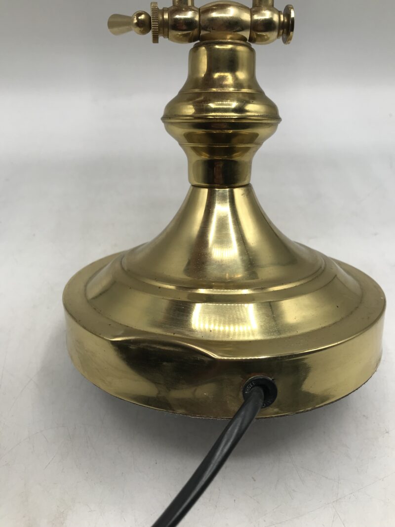 Lampe de bureau laiton vintage – Image 3
