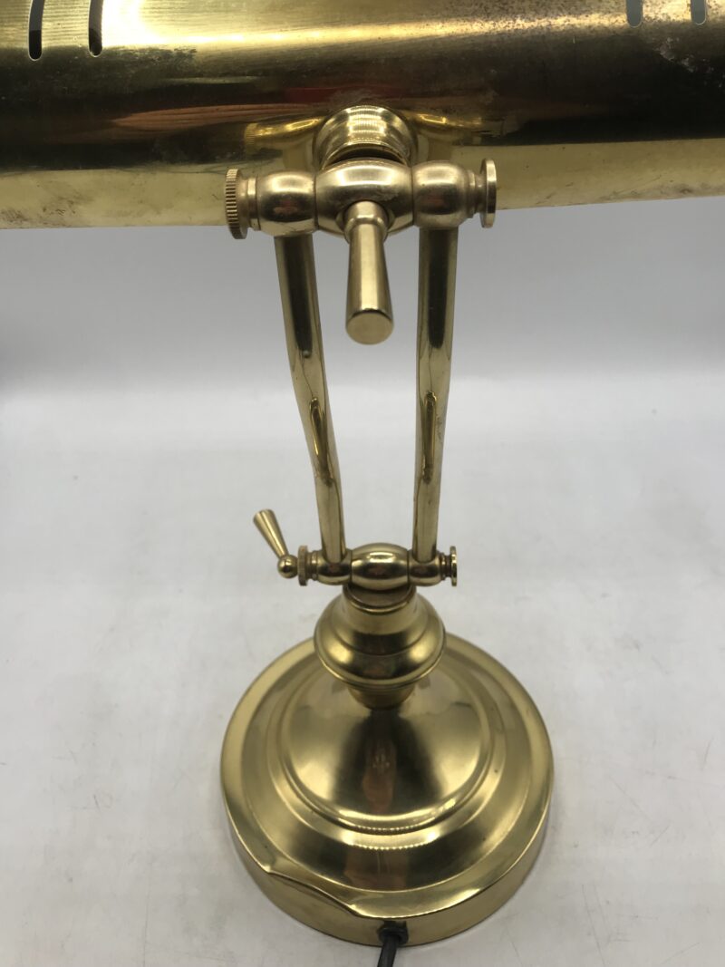 Lampe de bureau laiton vintage – Image 4