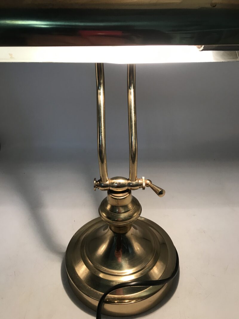 Lampe de bureau laiton vintage – Image 5