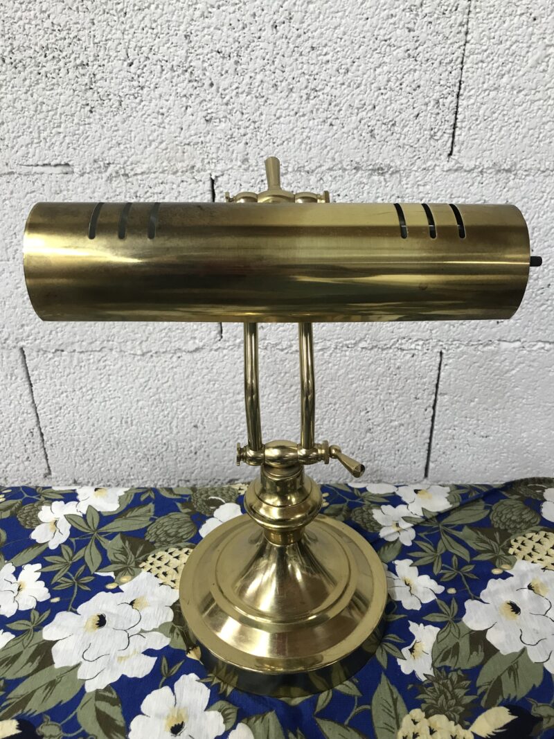 lampe de bureau laiton vintage