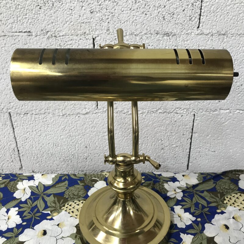 lampe de bureau laiton vintage