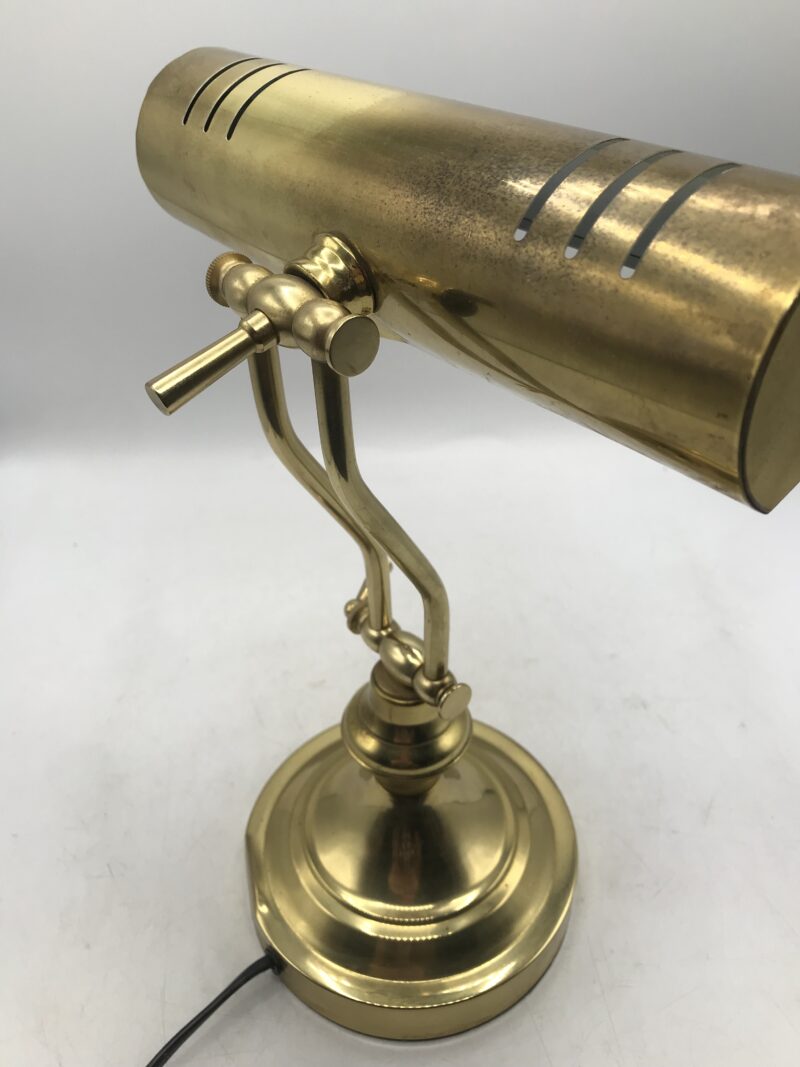 Lampe de bureau laiton vintage – Image 7