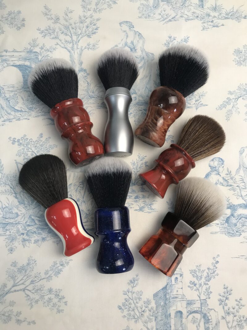 lot de blaireaux yaqi brush