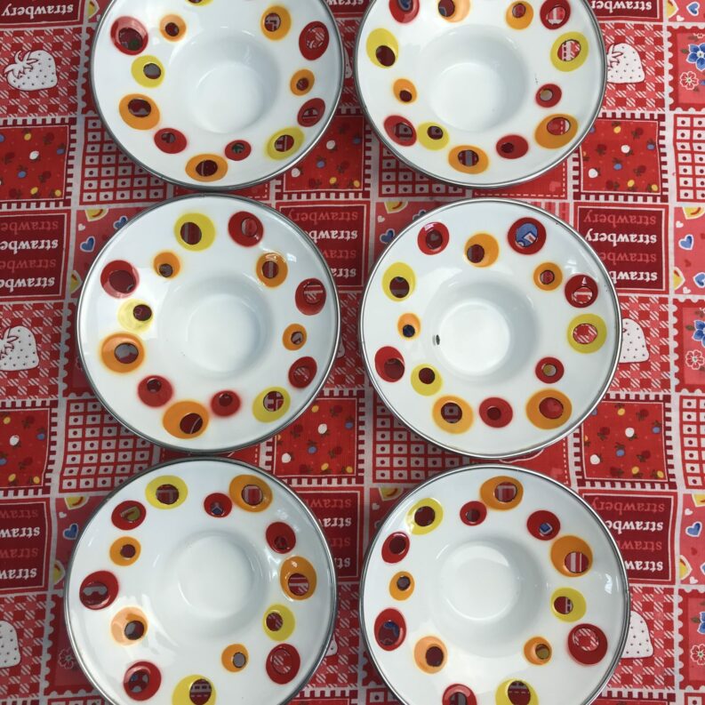 Bougeoir Ikea Emalj vintage