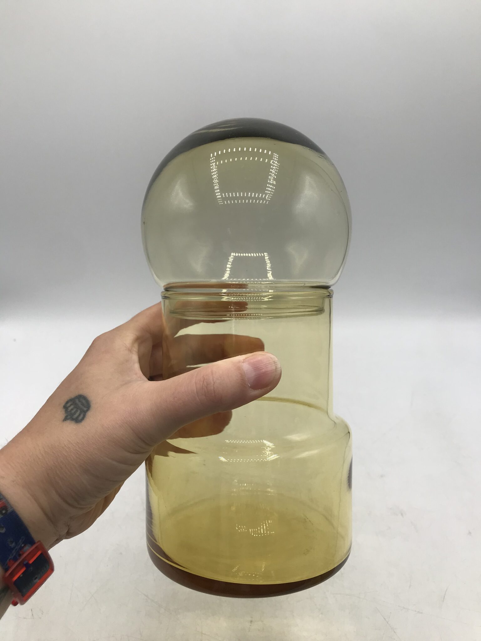 Lot 3 Bocaux Vintage La Redoute - Verre Ambré 9cm - Fabriqués En France