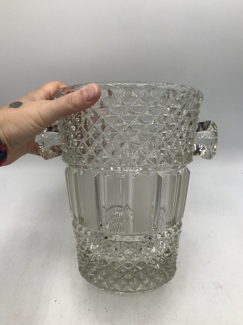 Duo de seau en cristal vintage – Image 5