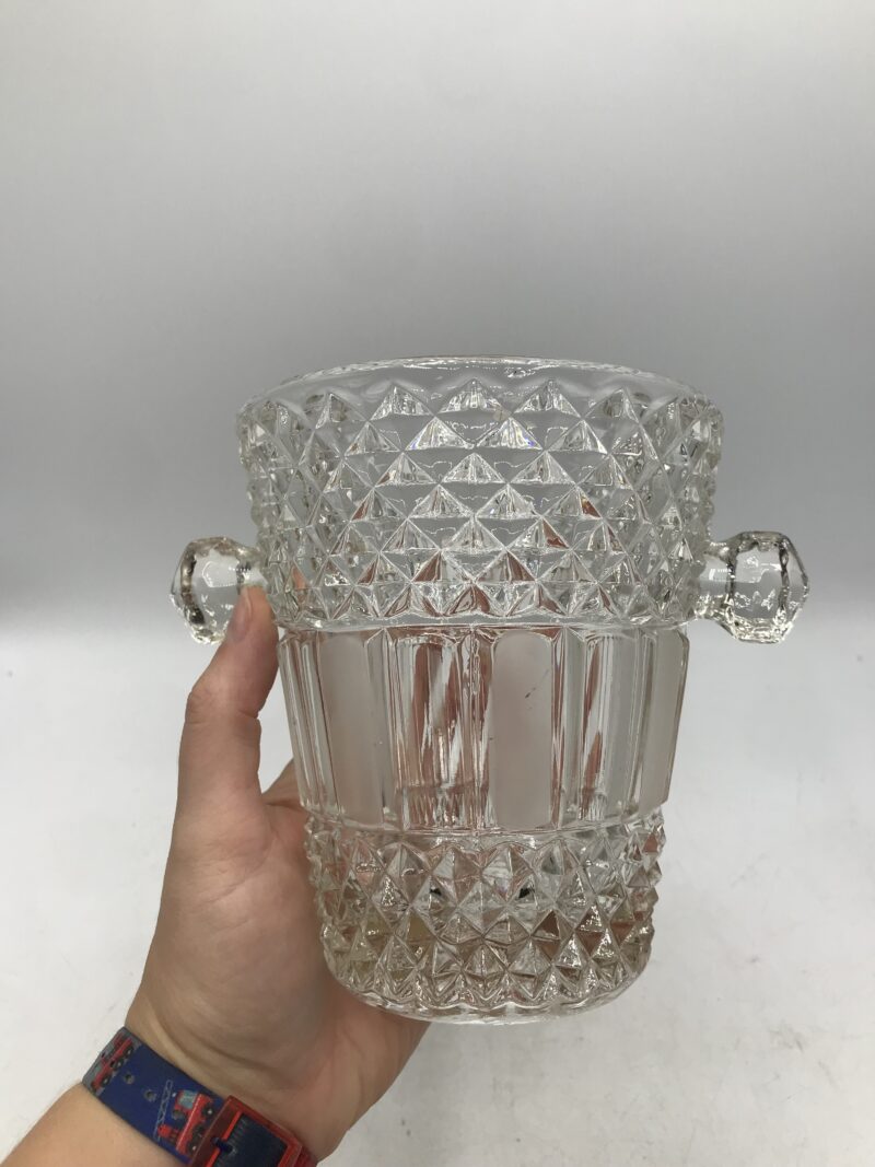Duo de seau en cristal vintage – Image 9