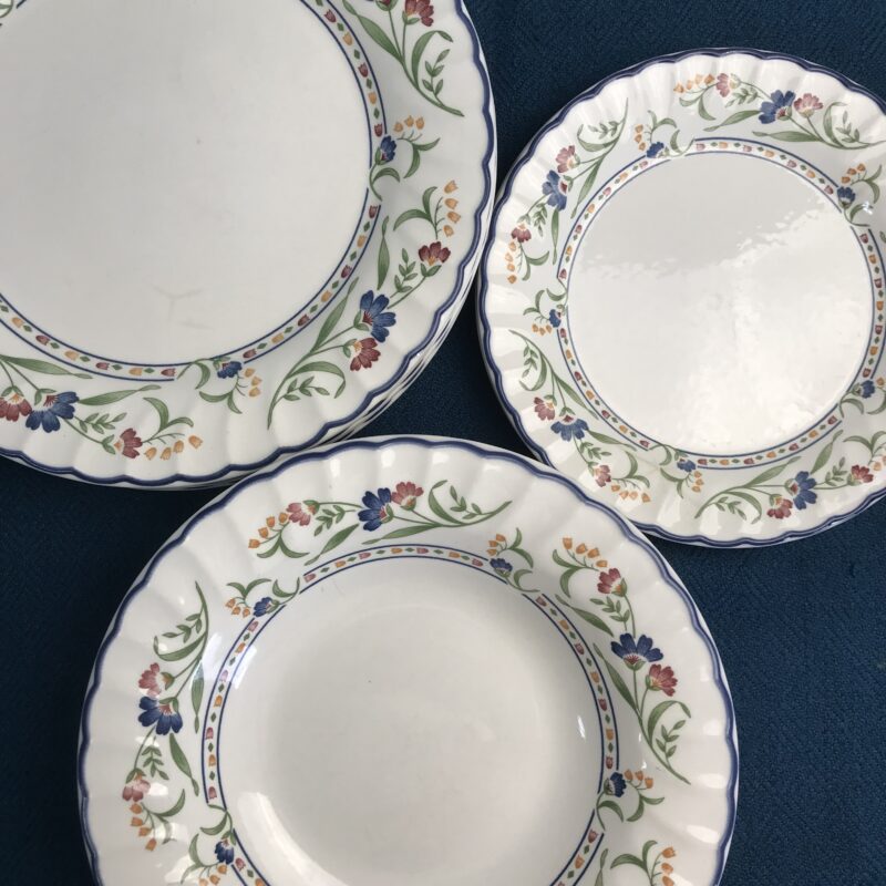 service assiettes Staffordshire Hampton court