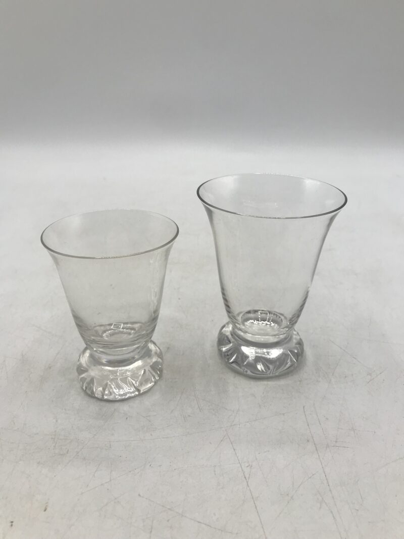 Service de 12 verres moyen modèle cristal Daum – Image 3