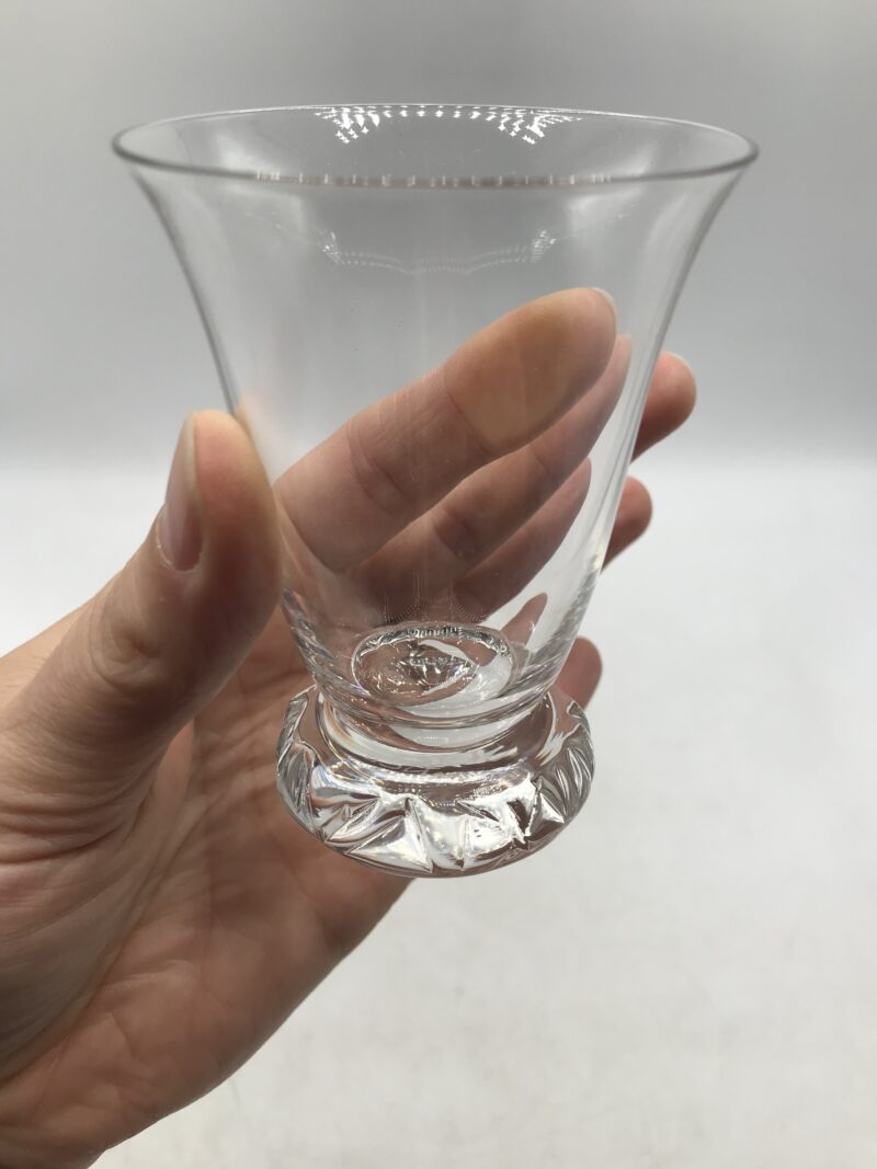 Service de 12 verres moyen modèle cristal Daum – Image 8