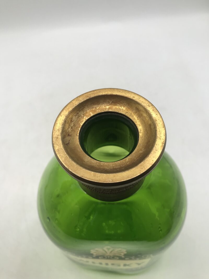 Ancien flacon Whisky en cristal et bronze – Image 7