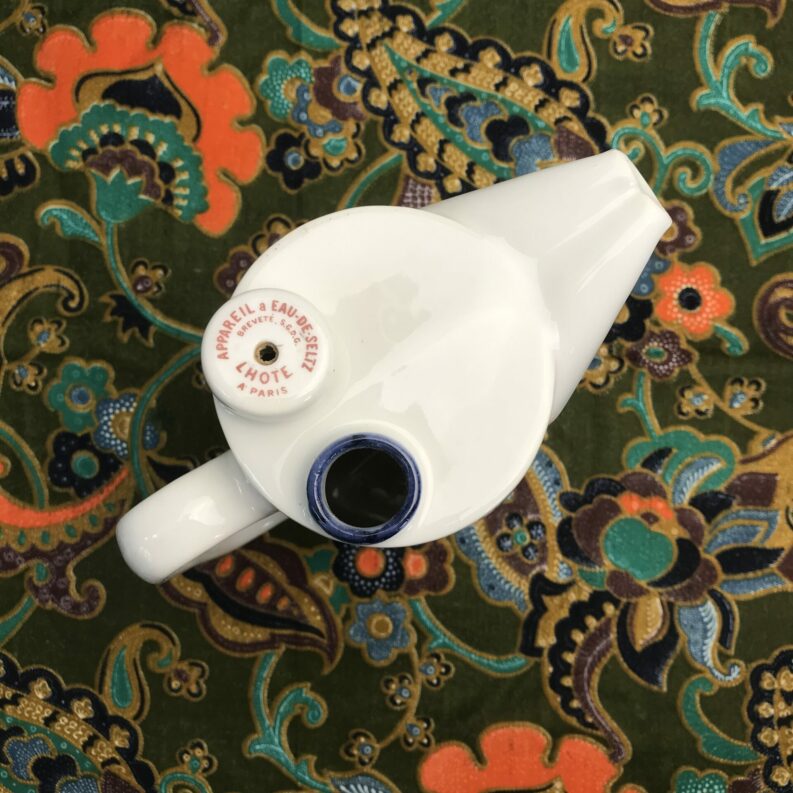 ancien siphon porcelaine Paris