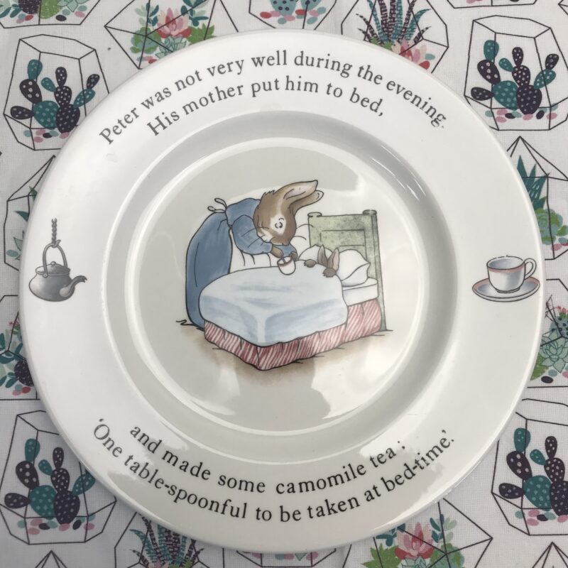 Assiette Béatrix Potter Peter Rabbit