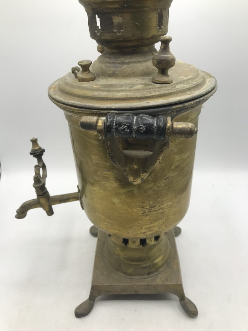 Samovar en cuivre et laiton – Image 4