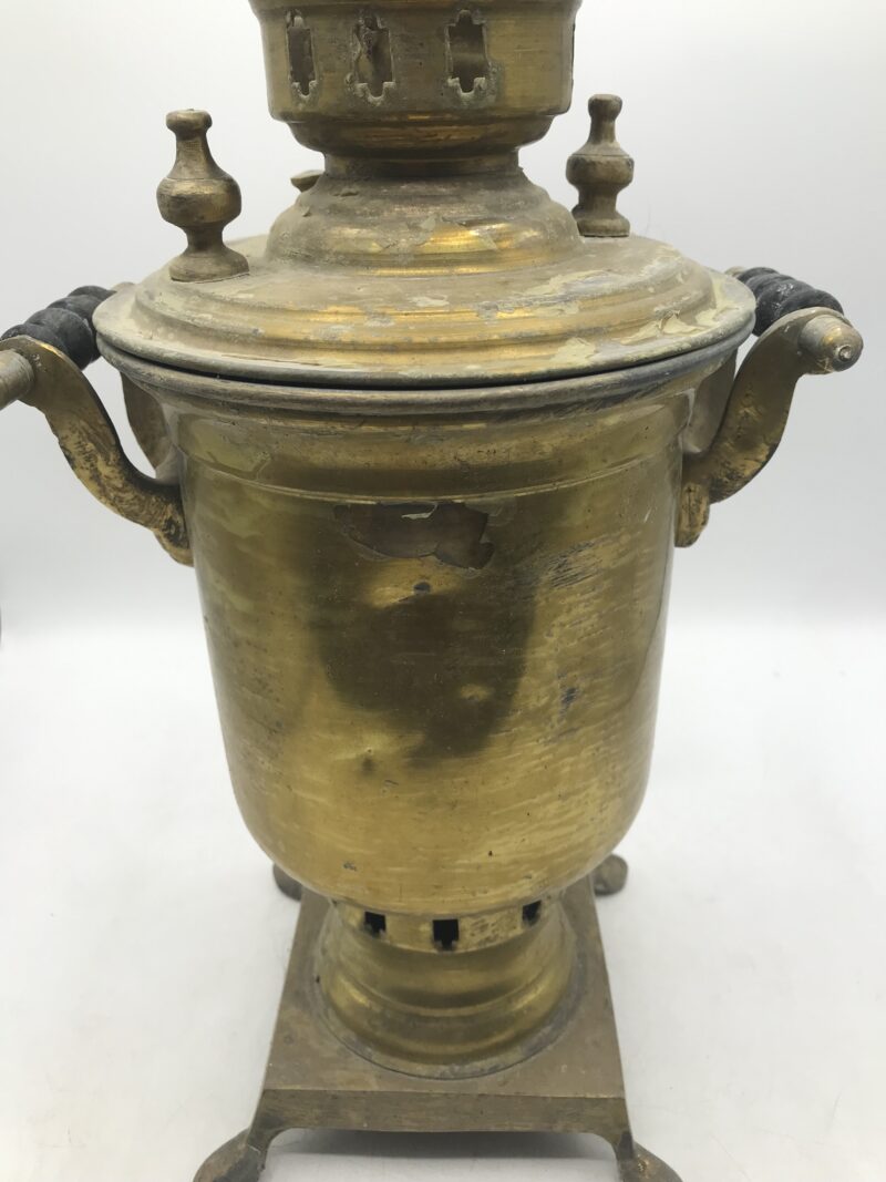 Samovar en cuivre et laiton – Image 6