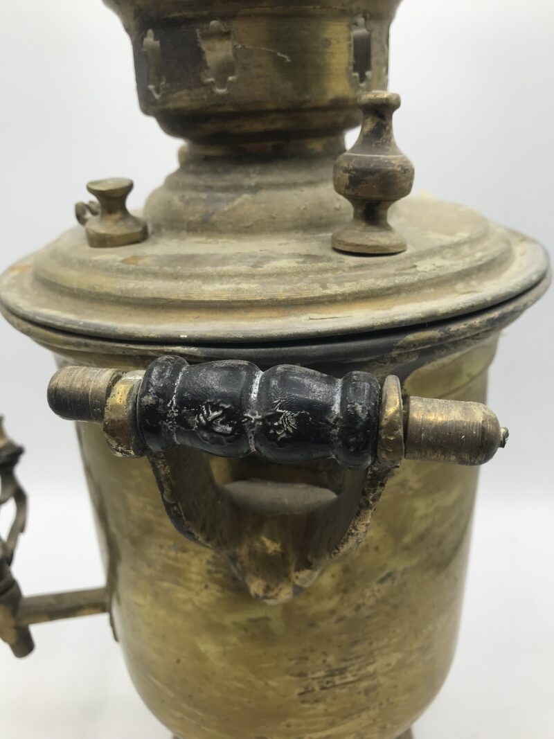 Samovar en cuivre et laiton – Image 7