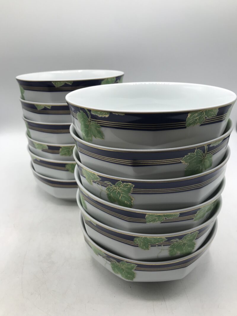 Service 12 bols Limoges Haviland "Jardin d'hiver" – Image 2