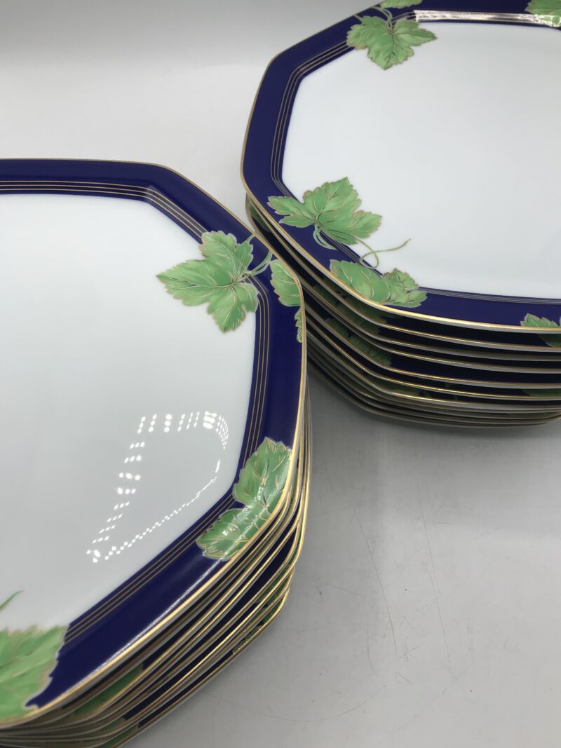 Service 22 assiettes Limoges "Jardin d'hiver" – Image 10