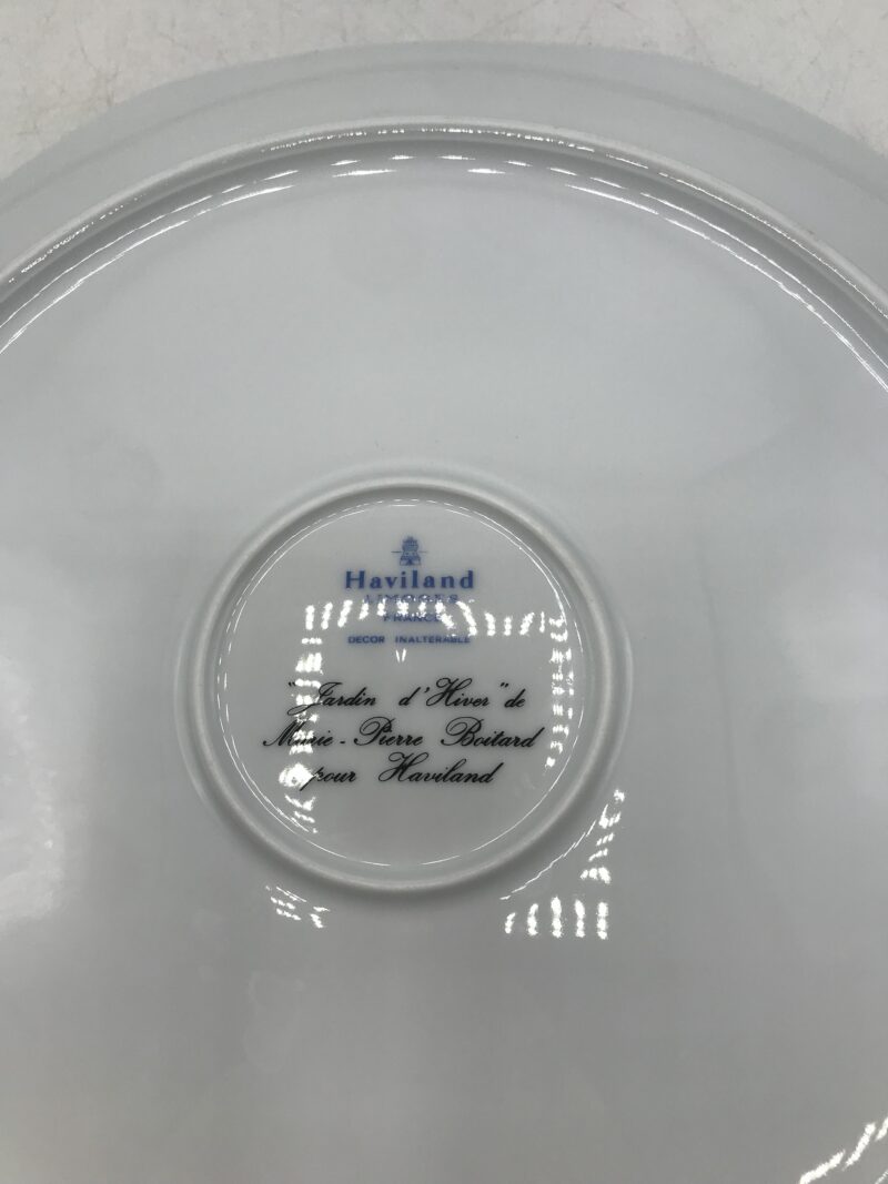 Service 8 pièces Limoges Haviland "Jardin d'hiver" – Image 9