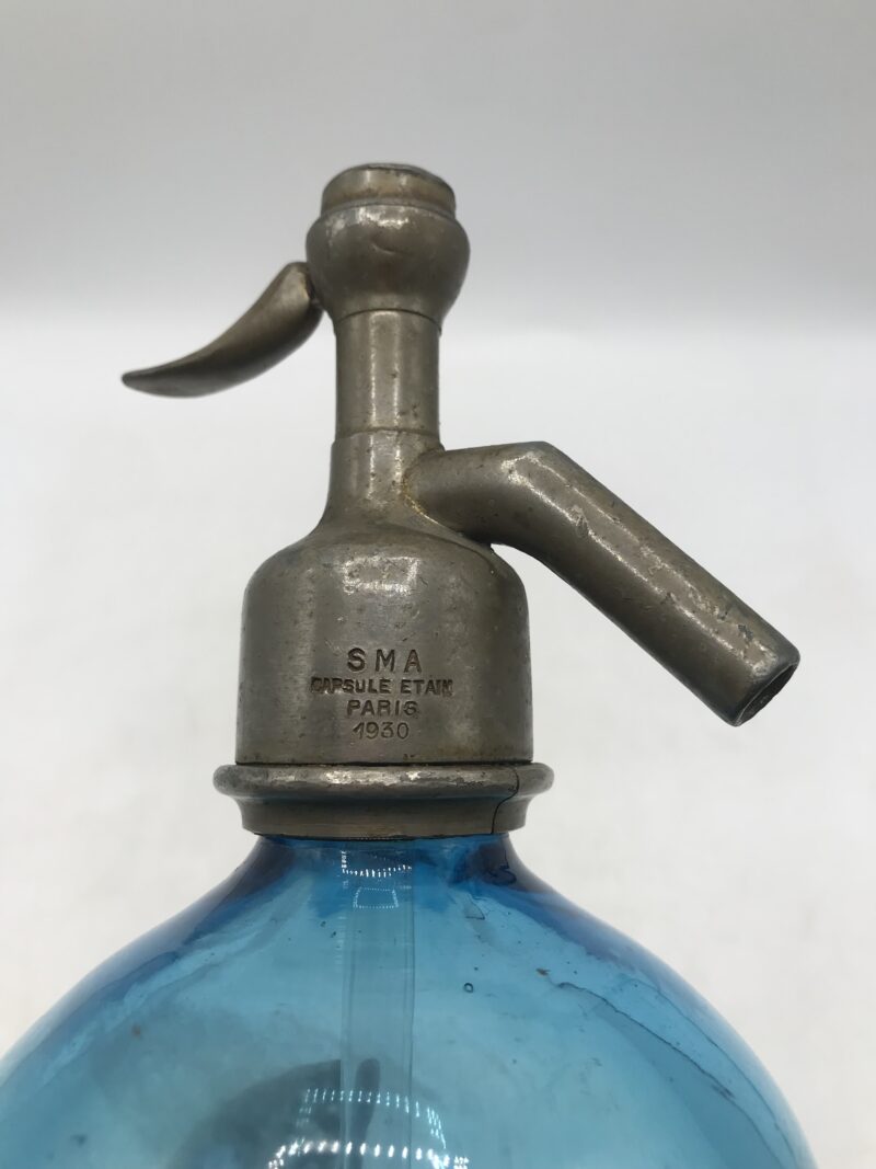 Duo de siphon ancien en verre – Image 4