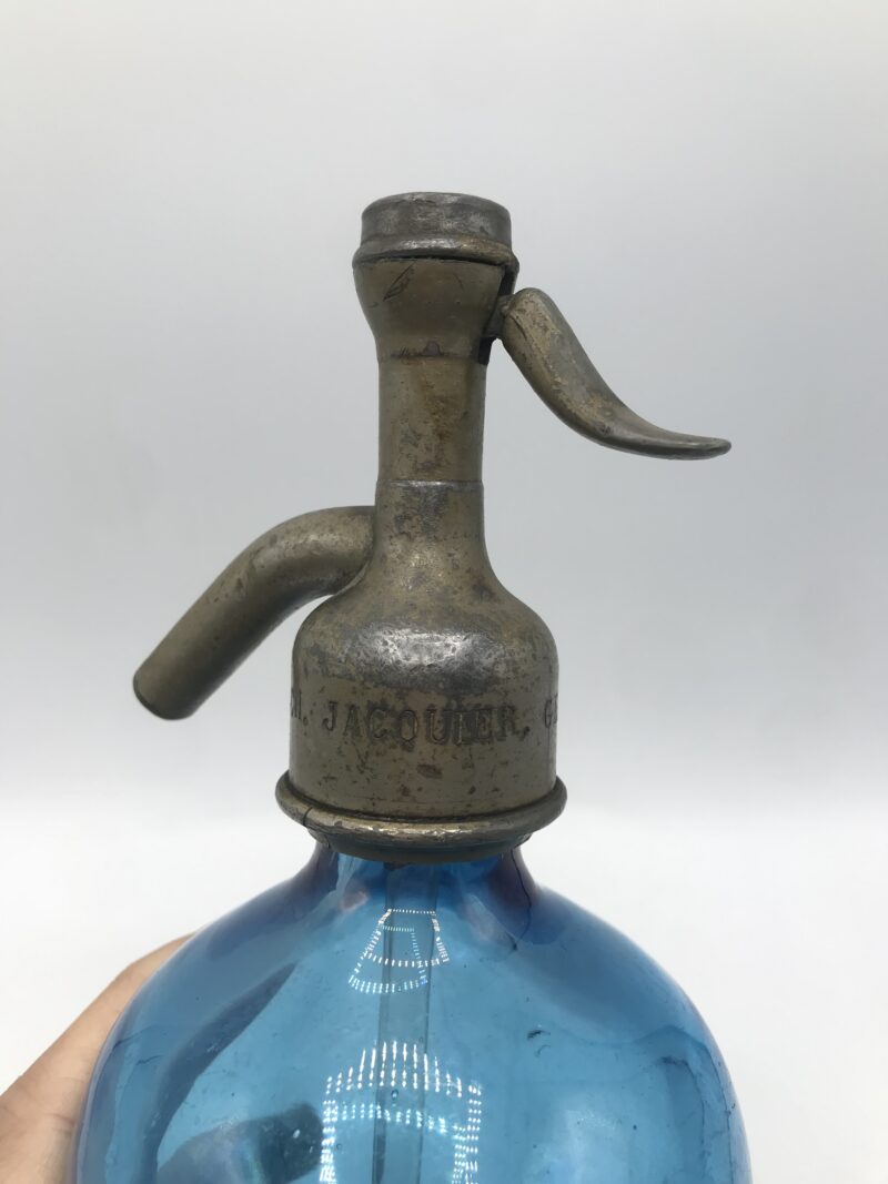 Duo de siphon ancien en verre – Image 8
