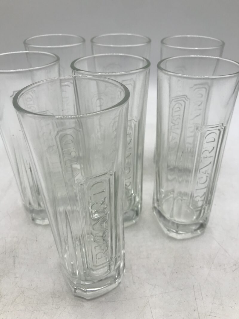 Lot de 7 verres Ricard tube – Image 8