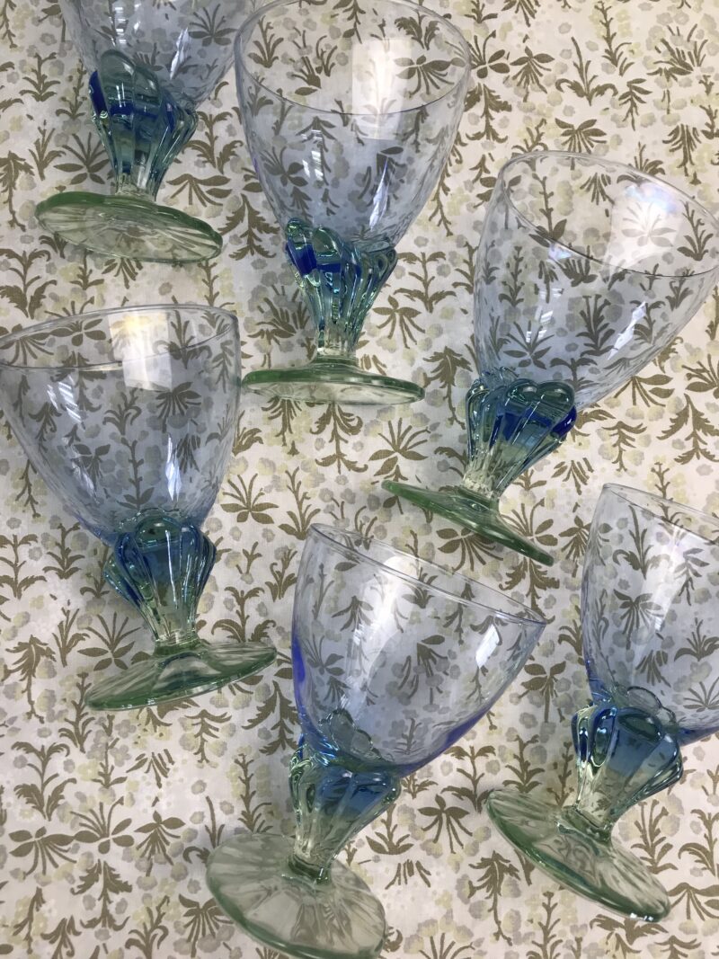 verres art déco Bormioli Rocco bahia