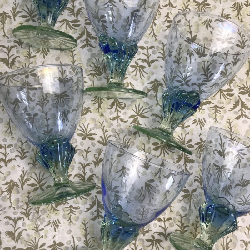 verres art déco Bormioli Rocco bahia