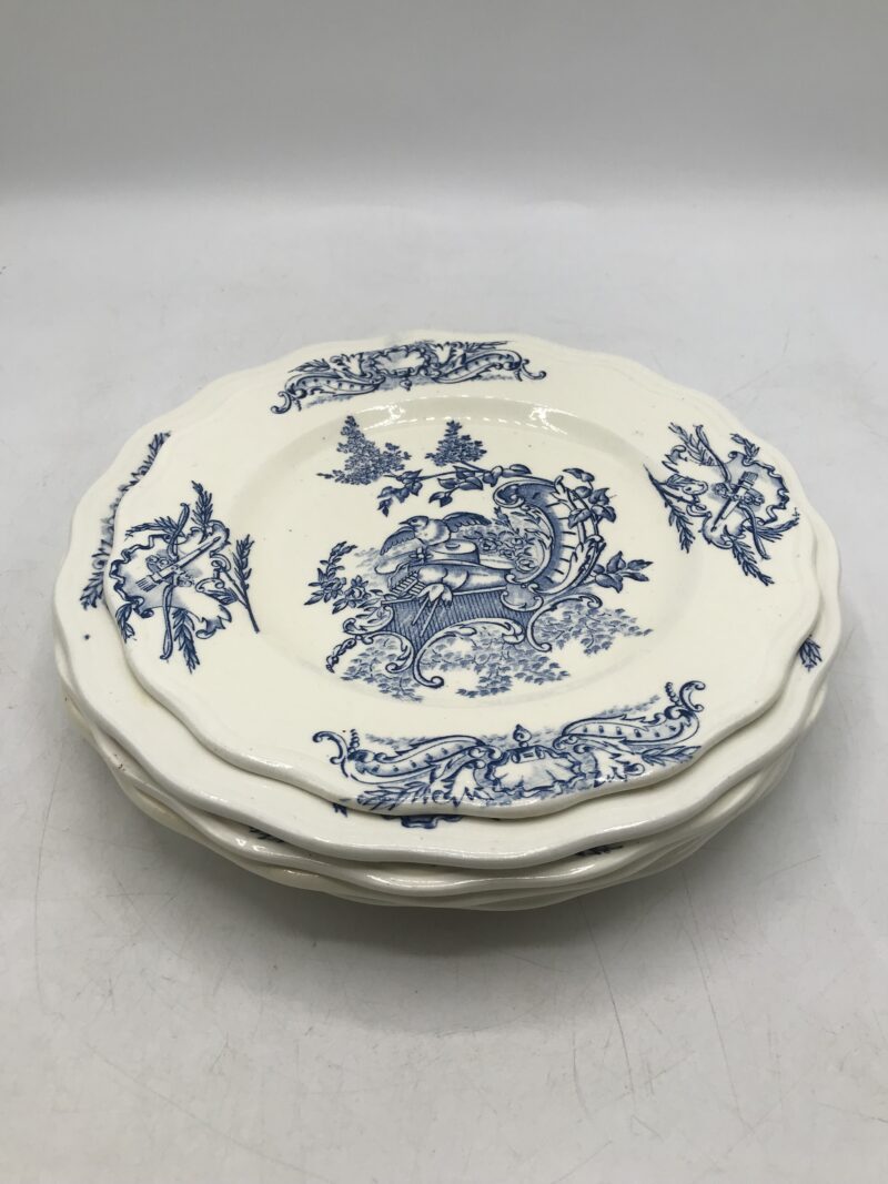 Lot de 5 assiettes Terre de fer "Louis XV" – Image 11