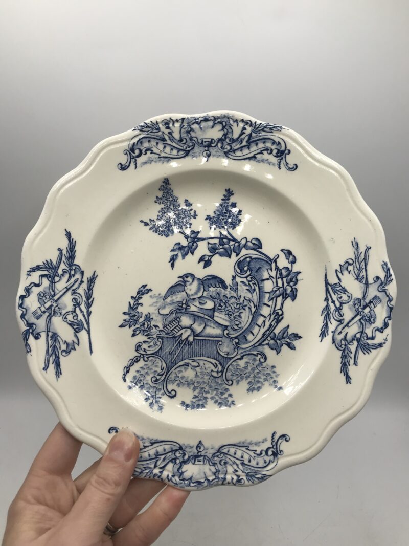 Lot de 5 assiettes Terre de fer "Louis XV" – Image 13