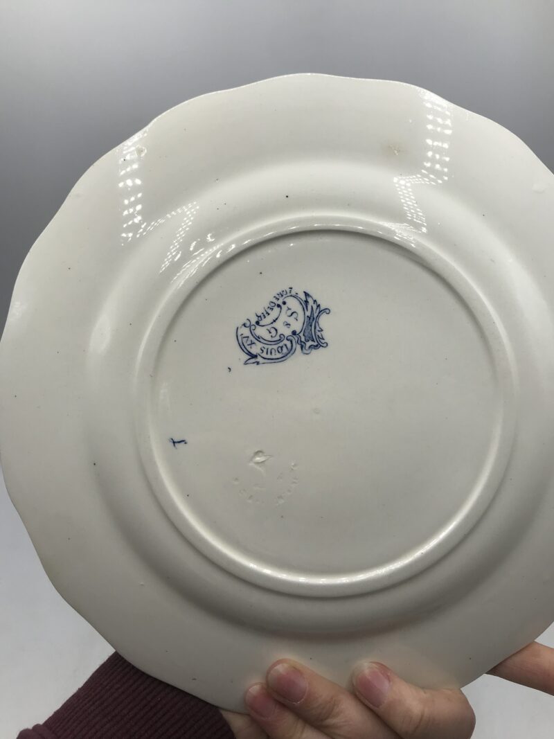 Lot de 5 assiettes Terre de fer "Louis XV" – Image 5