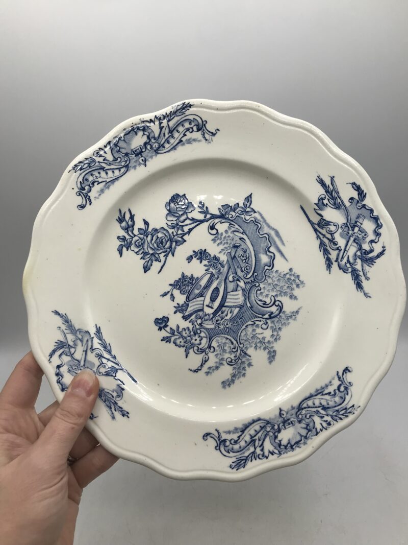 Lot de 5 assiettes Terre de fer "Louis XV" – Image 6
