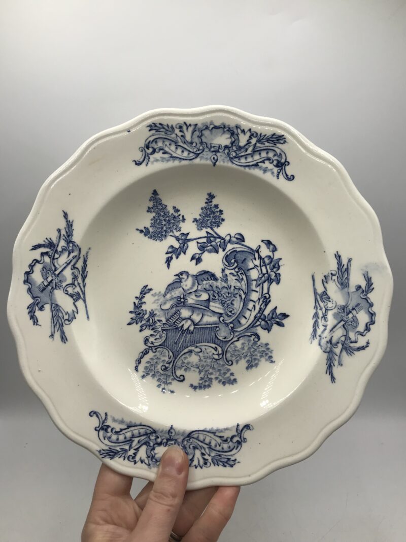 Lot de 5 assiettes Terre de fer "Louis XV" – Image 7