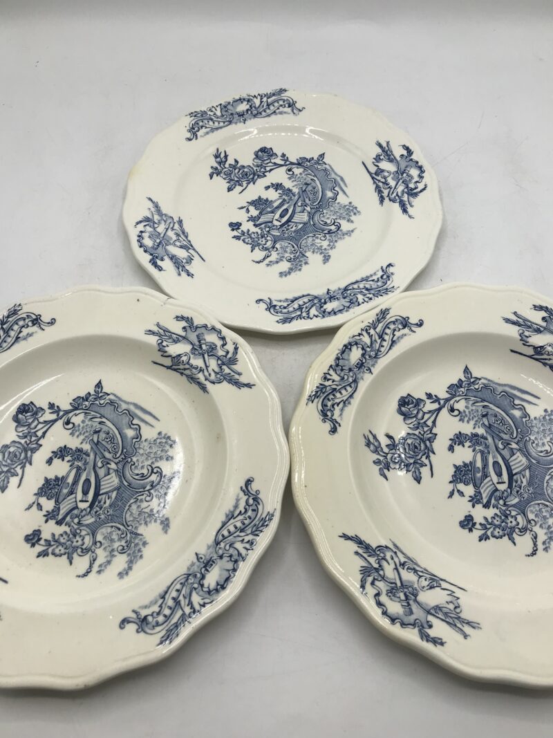 Lot de 5 assiettes Terre de fer "Louis XV" – Image 8