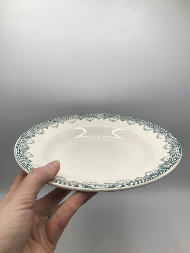 Trio d'assiette Terre de Fer "Recamier" – Image 3
