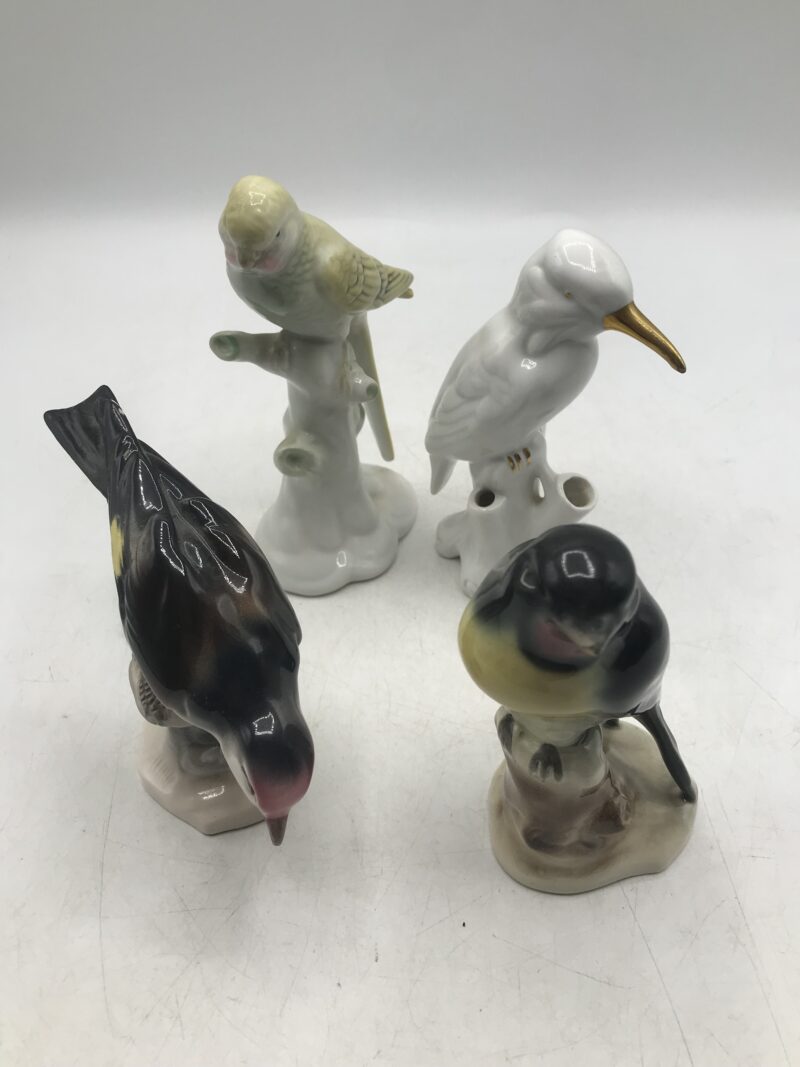 Collection 4 oiseaux porcelaine – Image 8