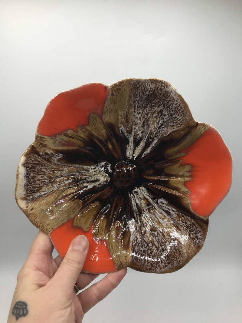 Coupelle fleur style Vallauris – Image 5