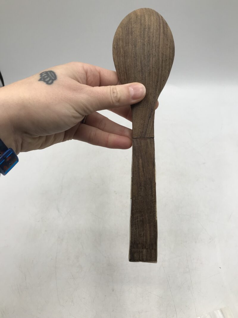 Couverts à salade bois et nacre – Image 2