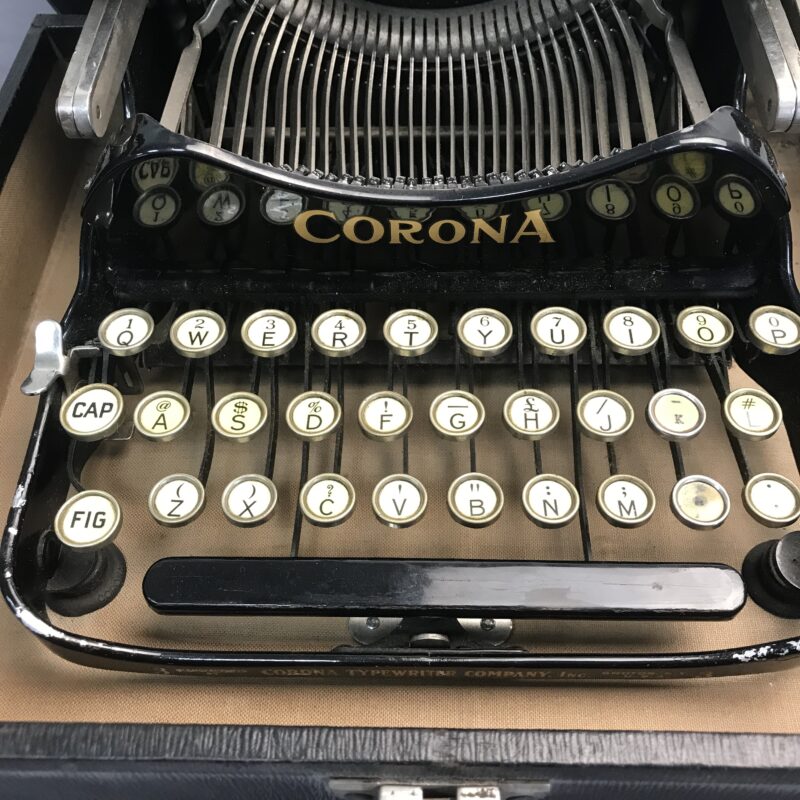 machine à écrire Corona N3 1920