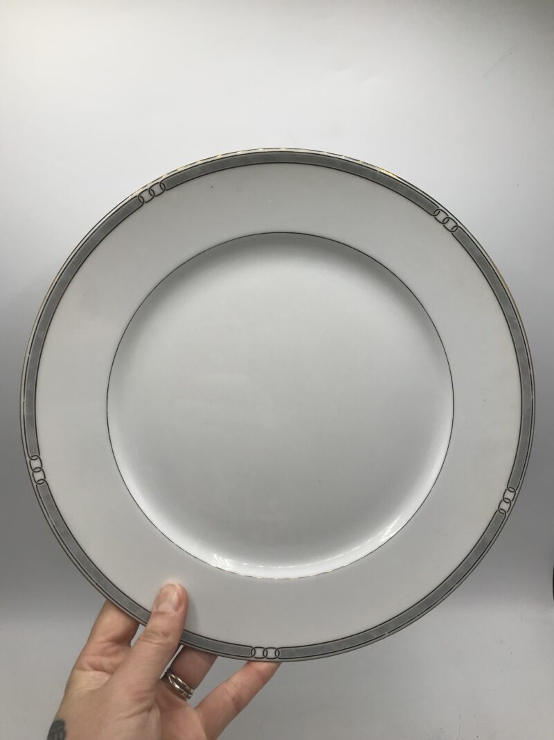 Service 10 assiettes Christofle "Alliance gris" – Image 10