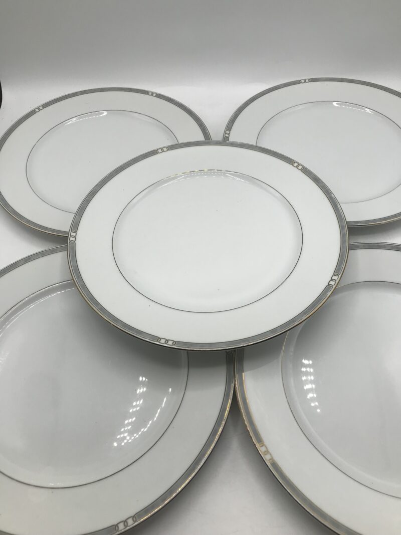 Service 10 assiettes Christofle "Alliance gris" – Image 9