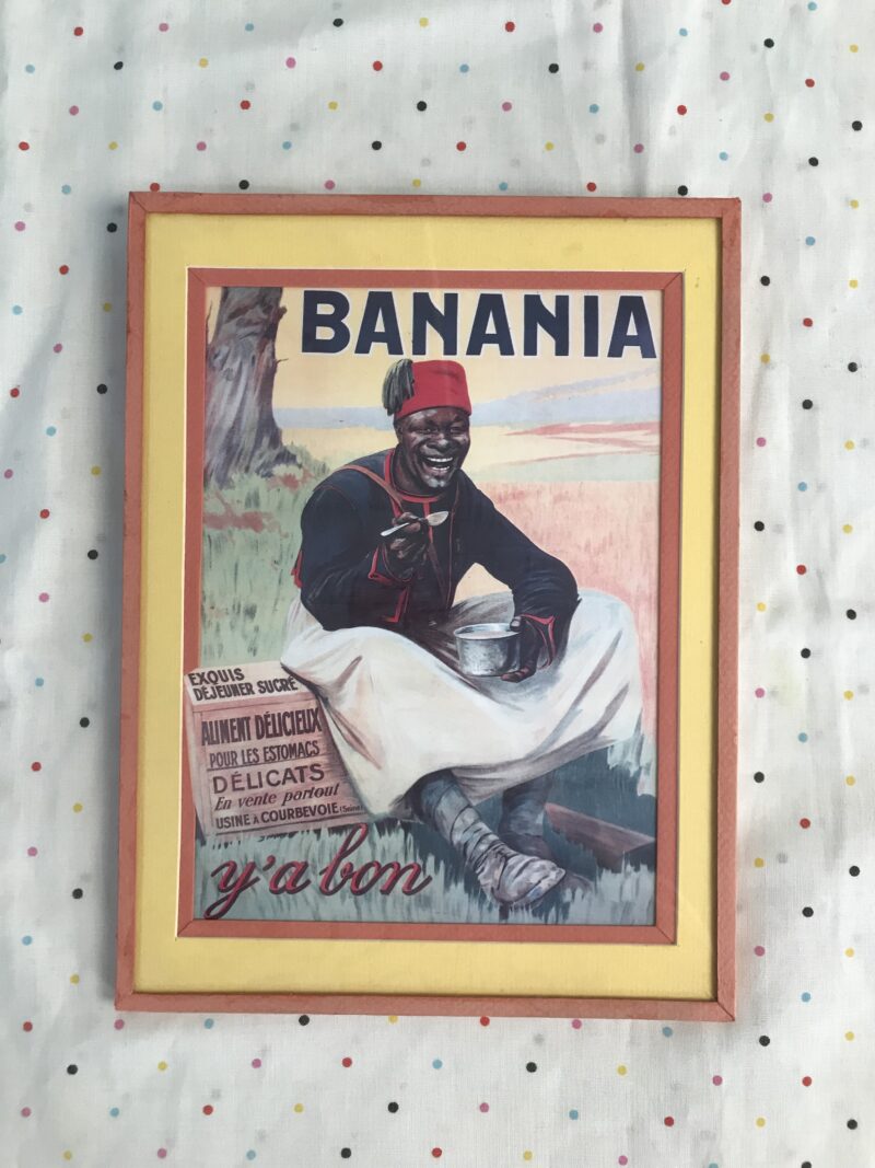 affiche banania vintage