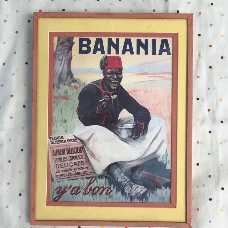 affiche banania vintage